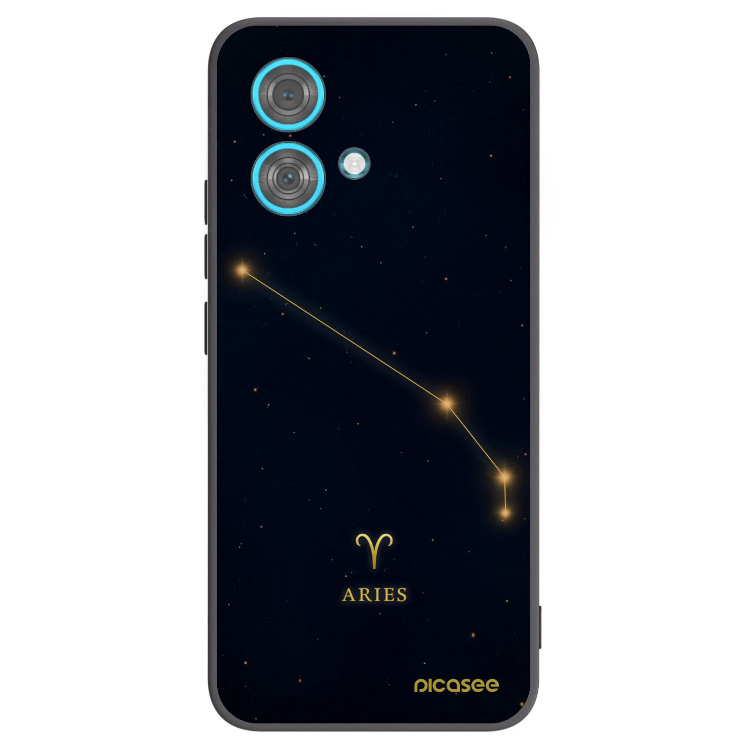 Picasee fekete szilikon tok az alábbi mobiltelefonokra Motorola Edge 40 Neo - ARIES