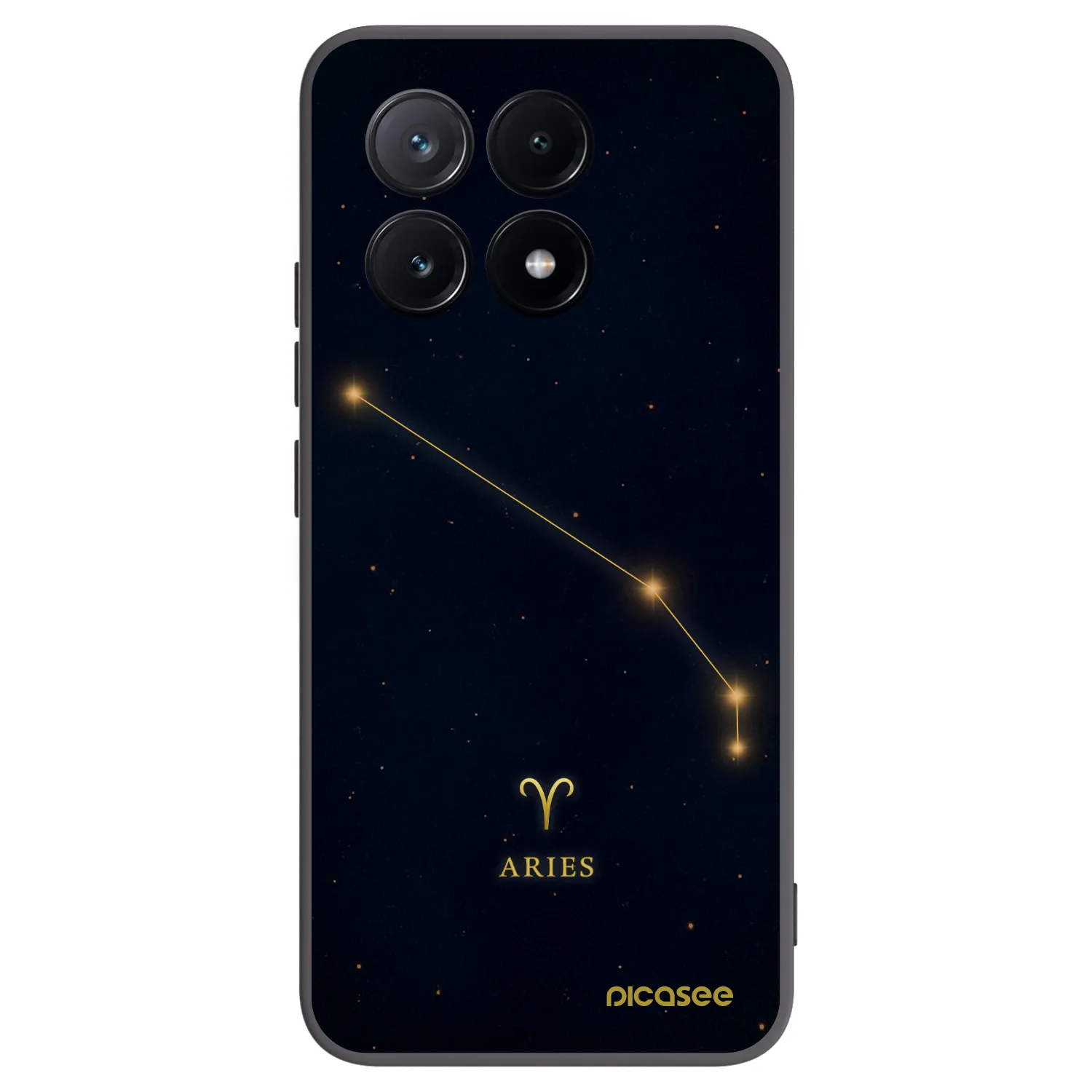Picasee fekete szilikon tok az alábbi mobiltelefonokra Xiaomi Poco X6 Pro - ARIES