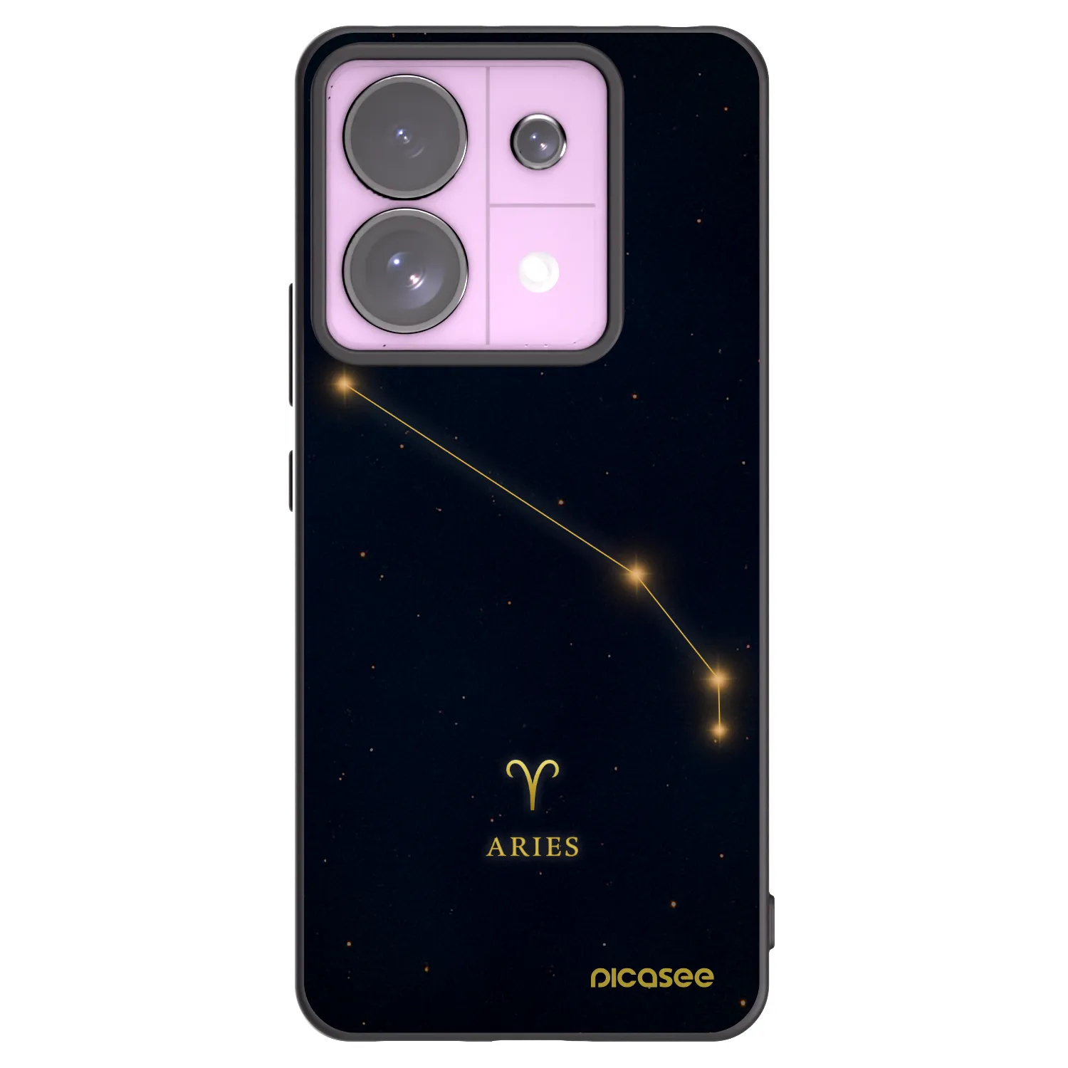 Picasee fekete szilikon tok az alábbi mobiltelefonokra Xiaomi Redmi Note 13 Pro 5G - ARIES