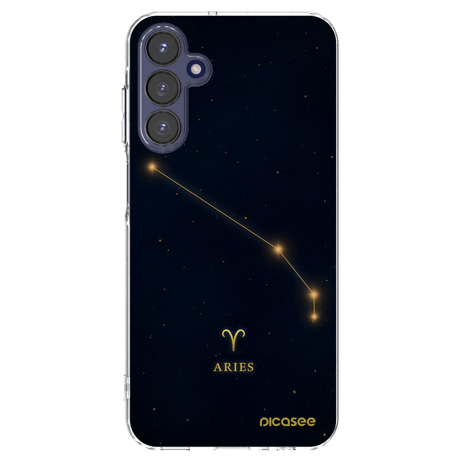 Picasee átlátszó szilikon tok az alábbi mobiltelefonokra Samsung Galaxy A15 A155F 4G - ARIES
