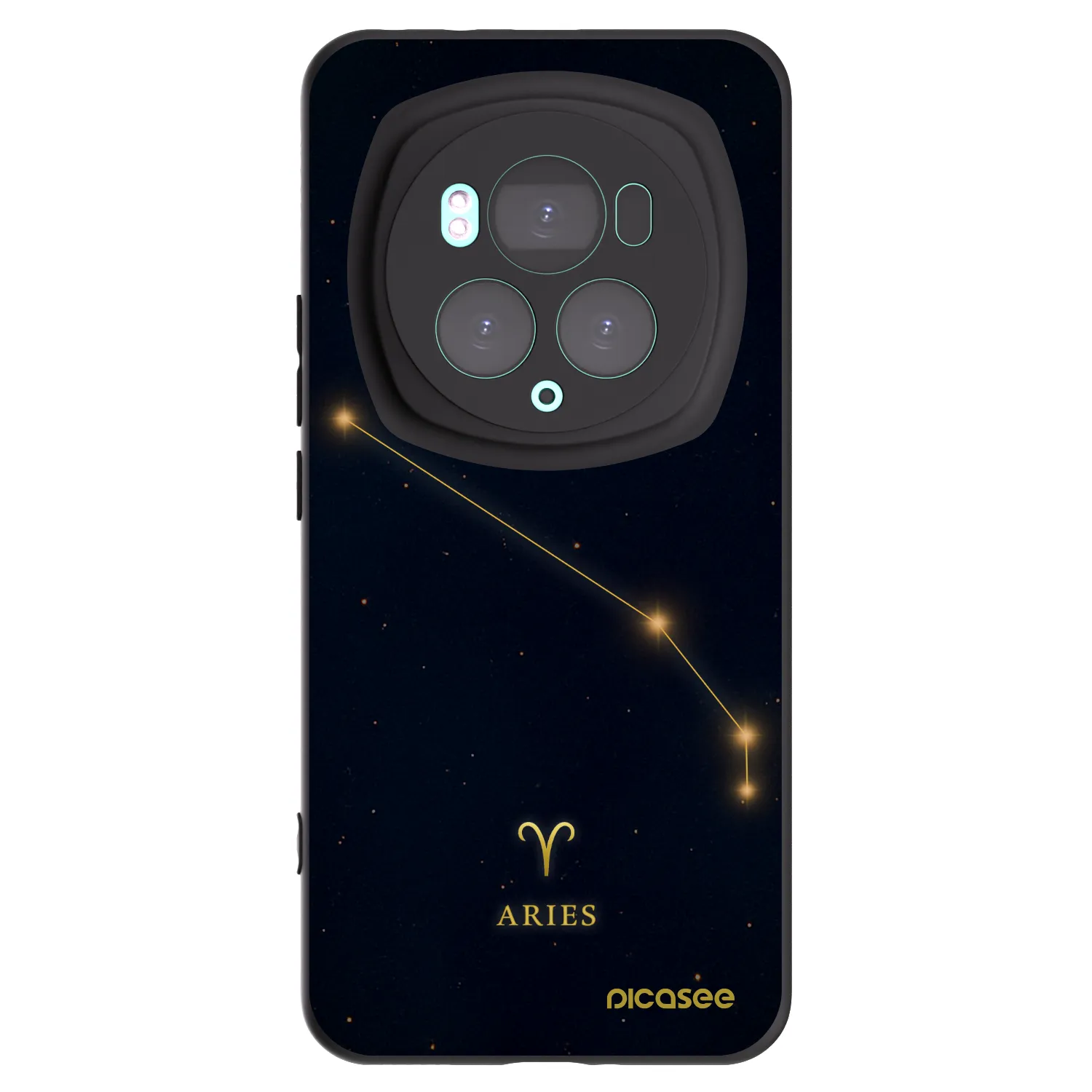 Picasee fekete szilikon tok az alábbi mobiltelefonokra Honor Magic6 Pro - ARIES