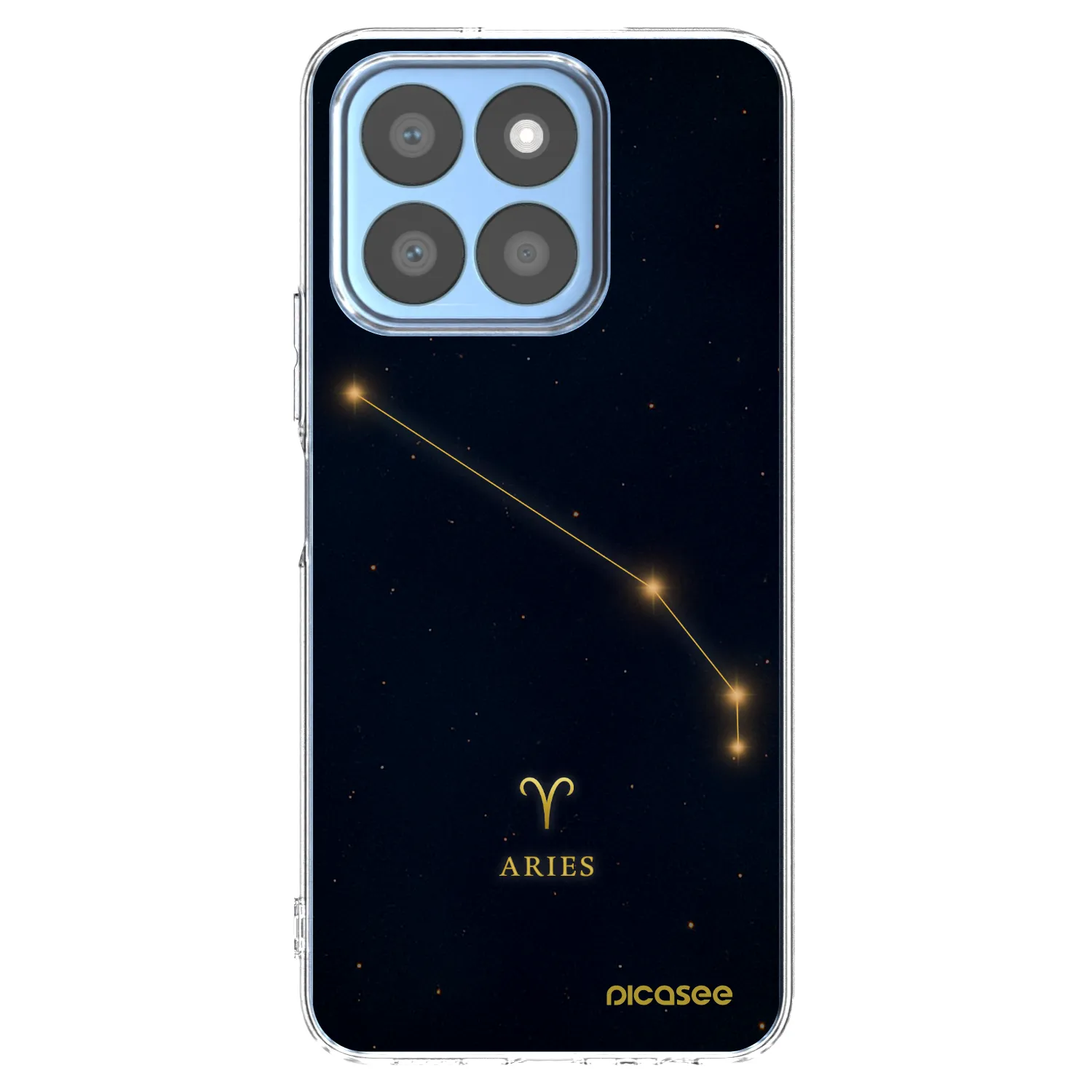 Picasee átlátszó szilikon tok az alábbi mobiltelefonokra Honor X8b - ARIES