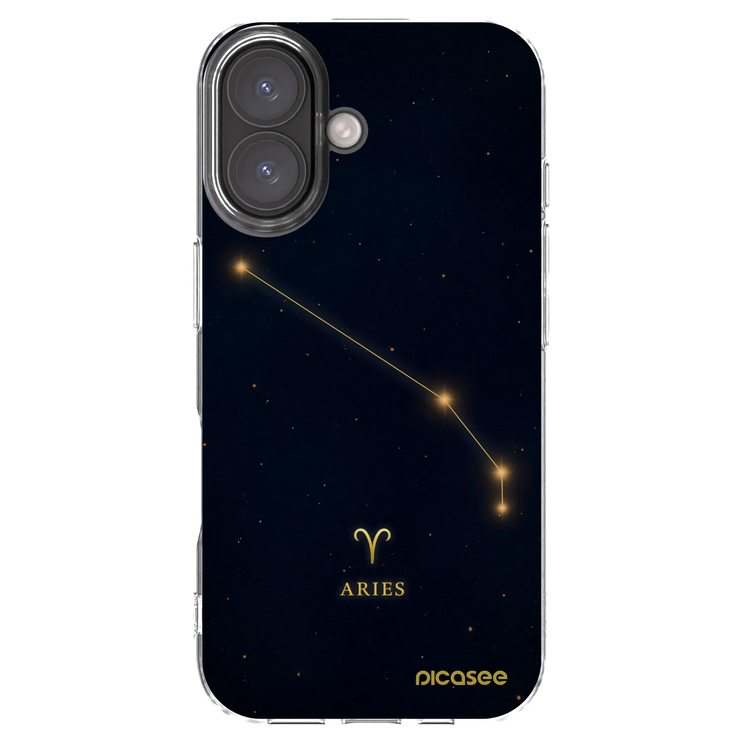 Picasee átlátszó szilikon tok az alábbi mobiltelefonokra Apple iPhone 16 - ARIES