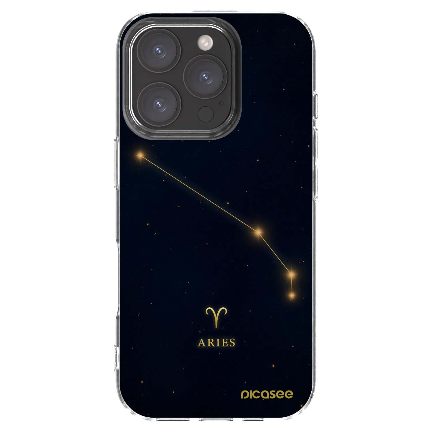 Picasee átlátszó szilikon tok az alábbi mobiltelefonokra Apple iPhone 16 Pro - ARIES