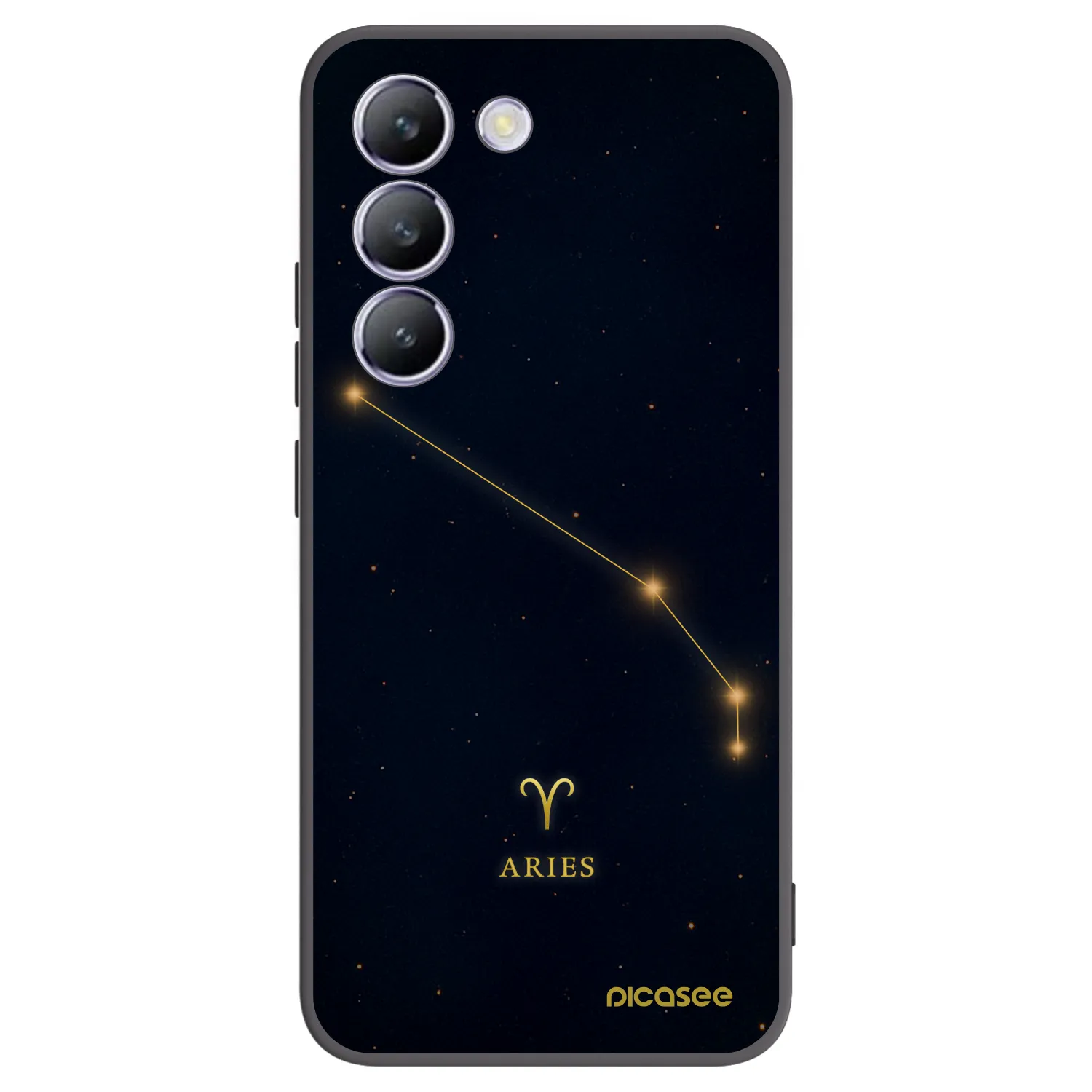 Picasee fekete szilikon tok az alábbi mobiltelefonokra Vivo V40 SE 5G - ARIES