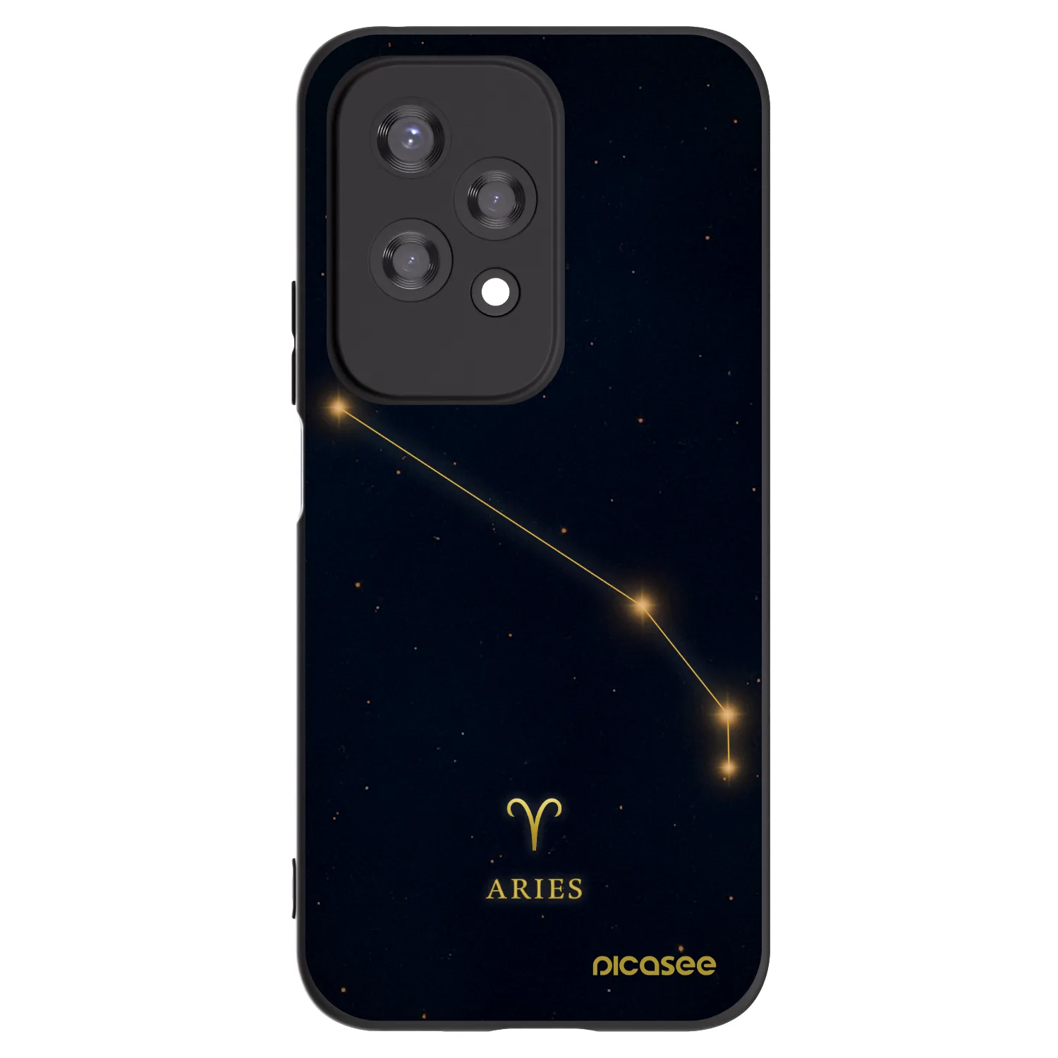 Picasee fekete szilikon tok az alábbi mobiltelefonokra Honor 200 Lite - ARIES
