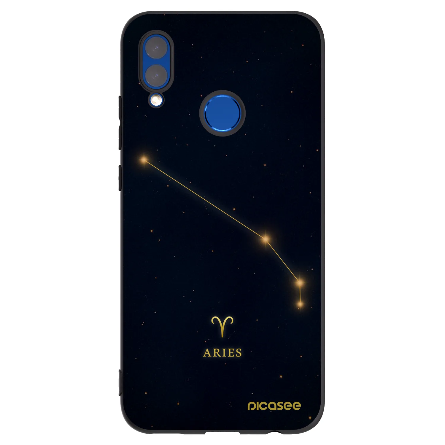 Picasee fekete szilikon tok az alábbi mobiltelefonokra Huawei P Smart 2019 - ARIES