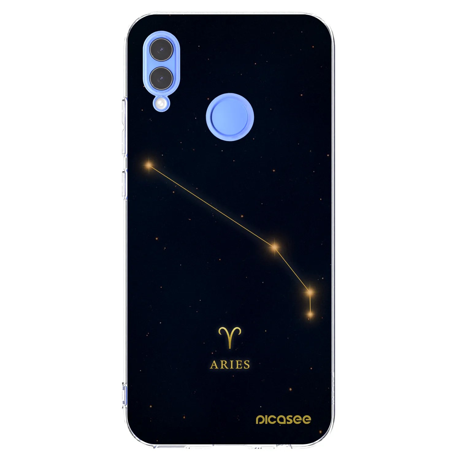 Picasee átlátszó szilikon tok az alábbi mobiltelefonokra Honor 10 Lite - ARIES