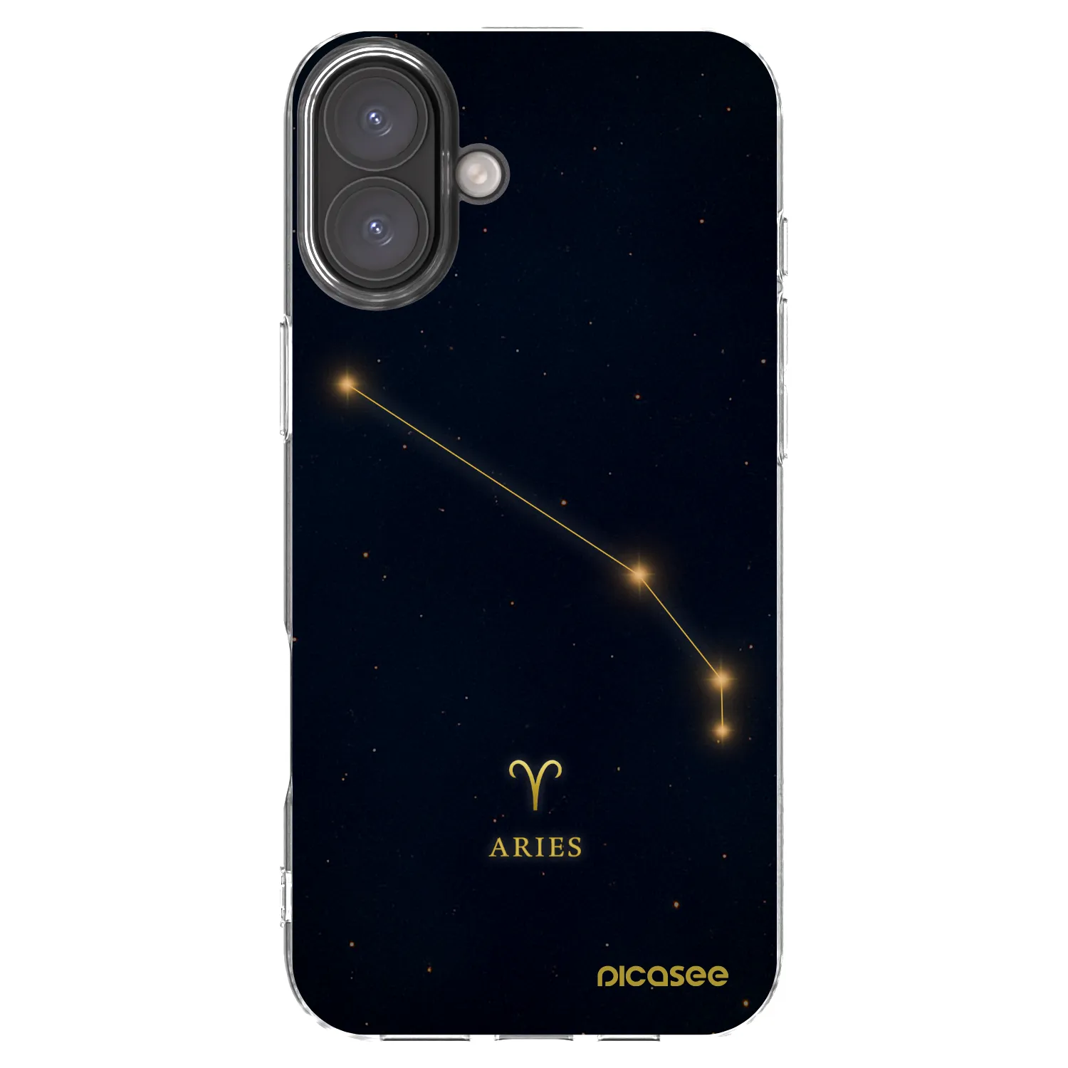 Picasee átlátszó szilikon tok az alábbi mobiltelefonokra Apple iPhone 16 Plus - ARIES