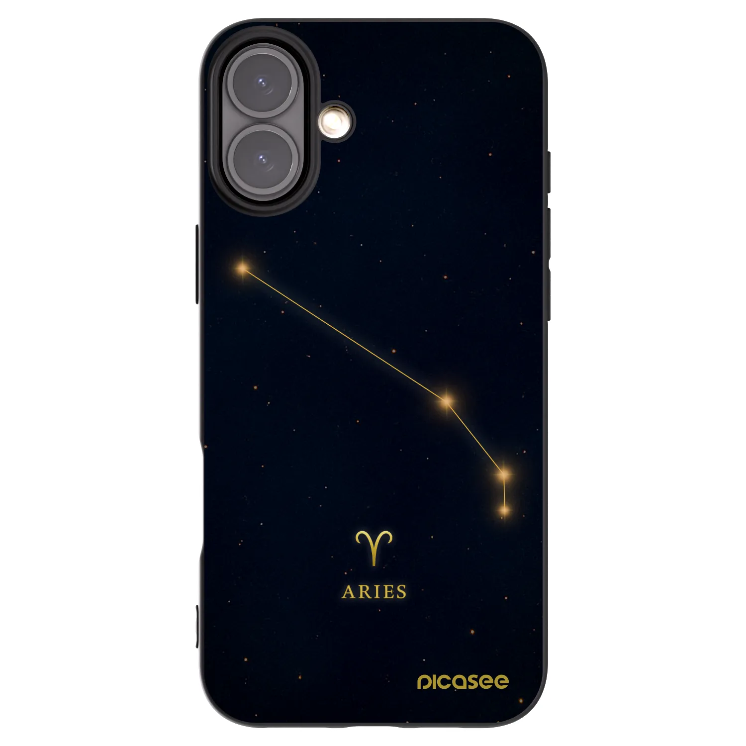 Picasee fekete szilikon tok az alábbi mobiltelefonokra Apple iPhone 16 Plus - ARIES
