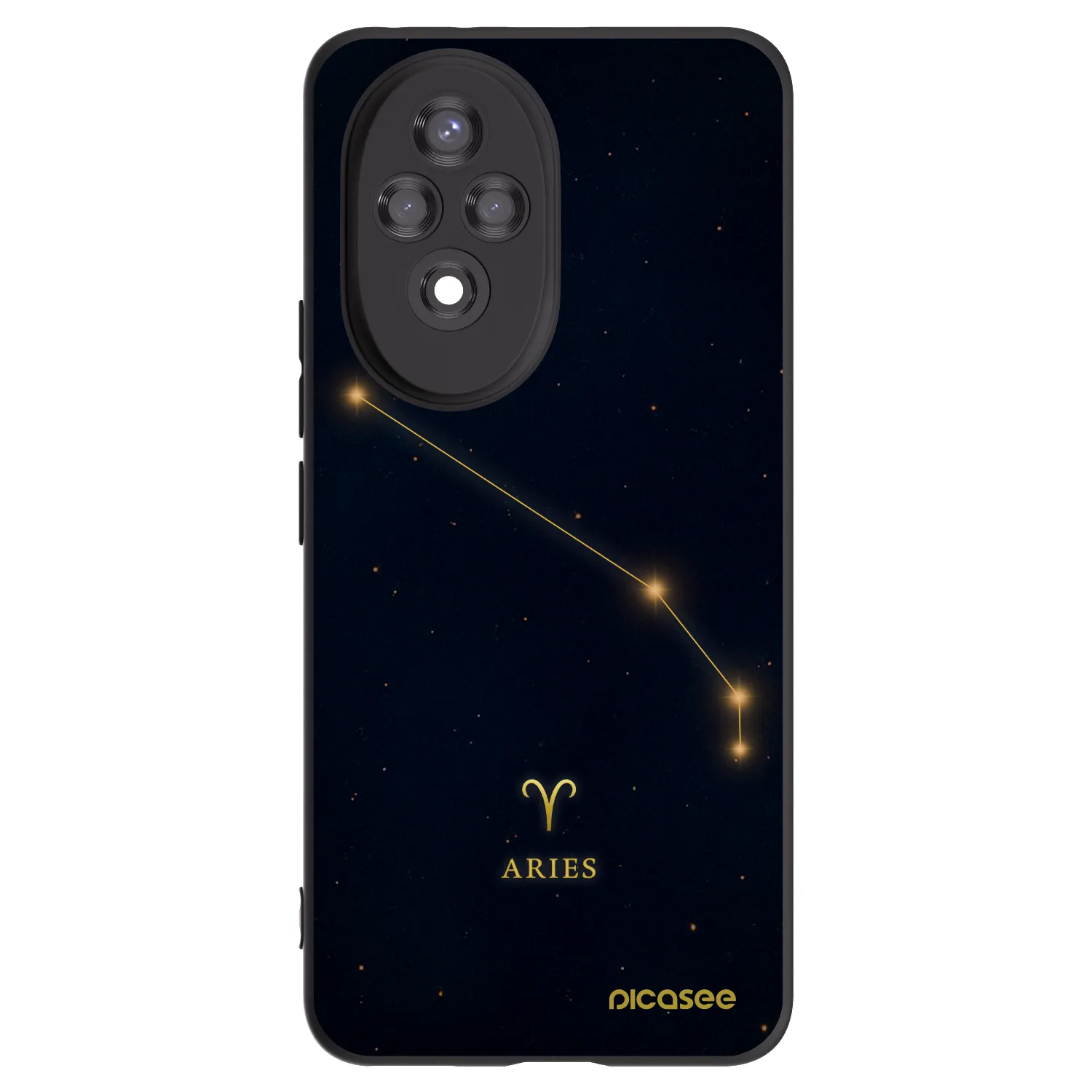 Picasee fekete szilikon tok az alábbi mobiltelefonokra Honor 200 5G - ARIES