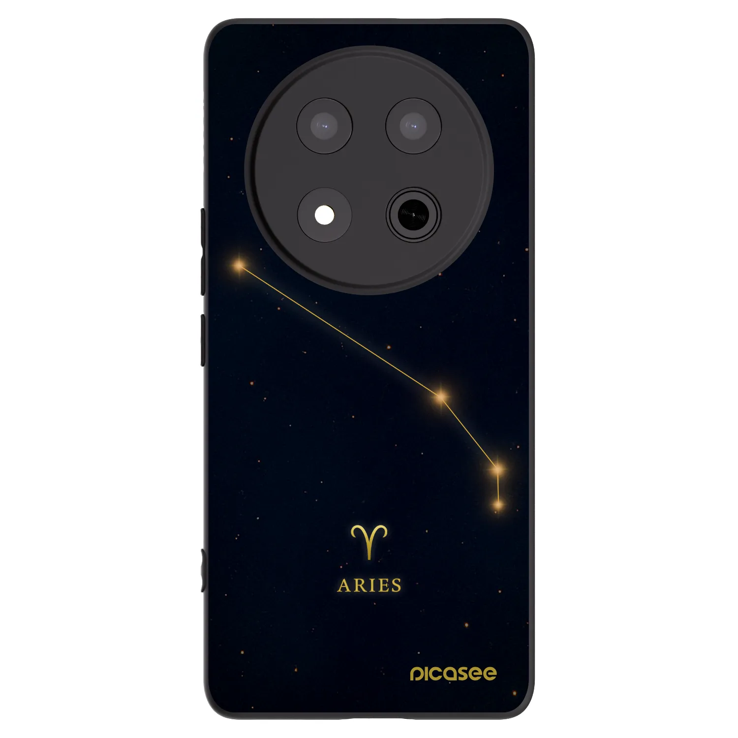 Picasee fekete szilikon tok az alábbi mobiltelefonokra Honor Magic7 Lite 5G - ARIES