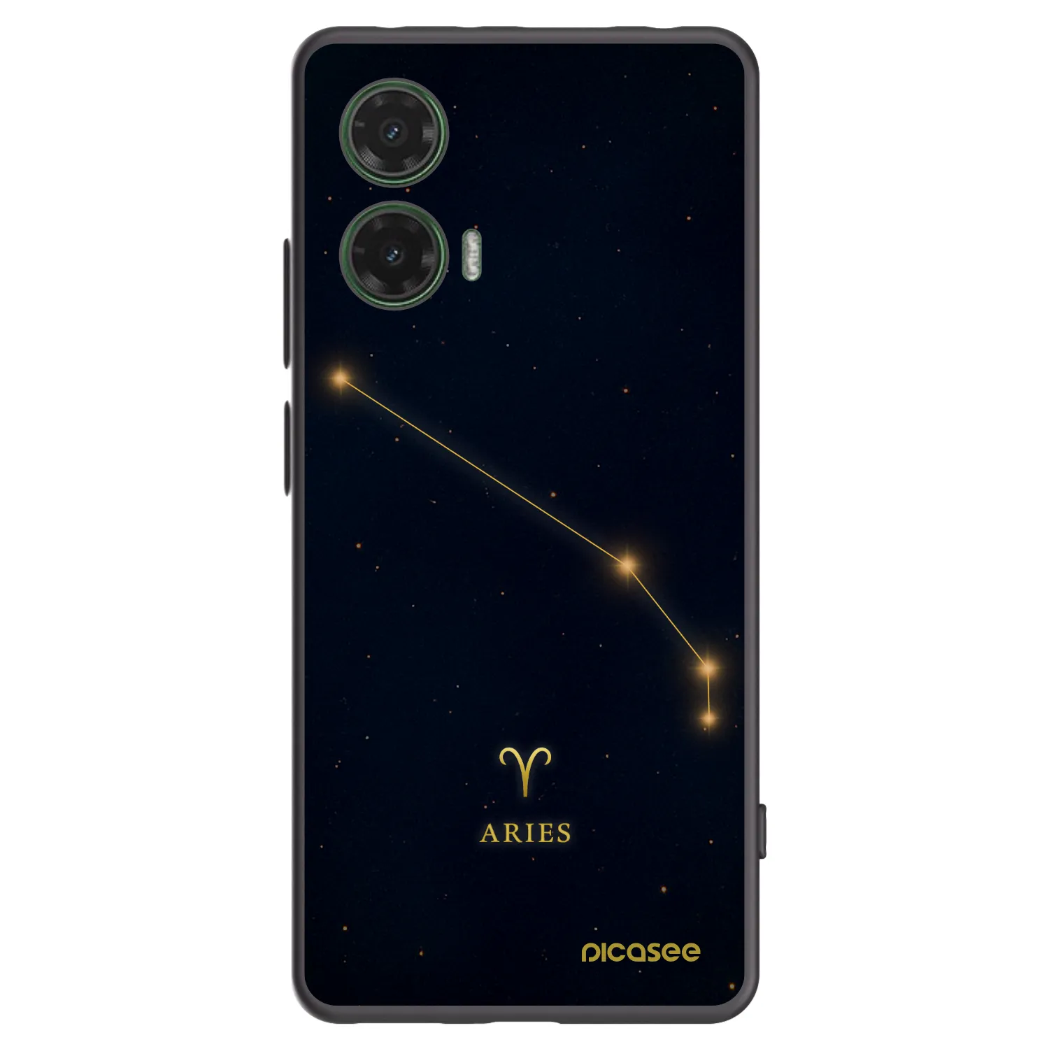 Picasee fekete szilikon tok az alábbi mobiltelefonokra Motorola Moto G35 5G - ARIES