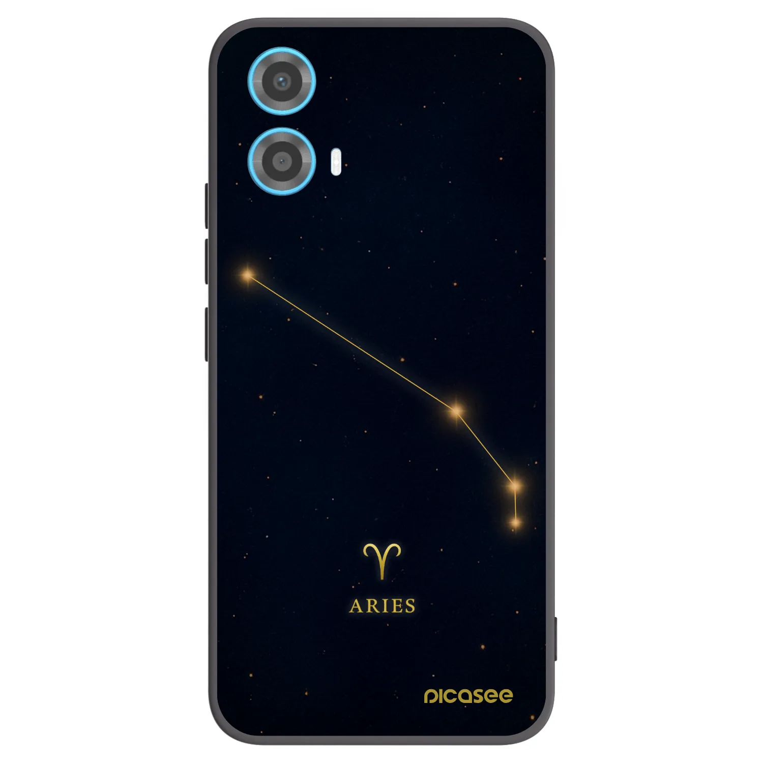 Picasee fekete szilikon tok az alábbi mobiltelefonokra Motorola Moto G34 5G - ARIES