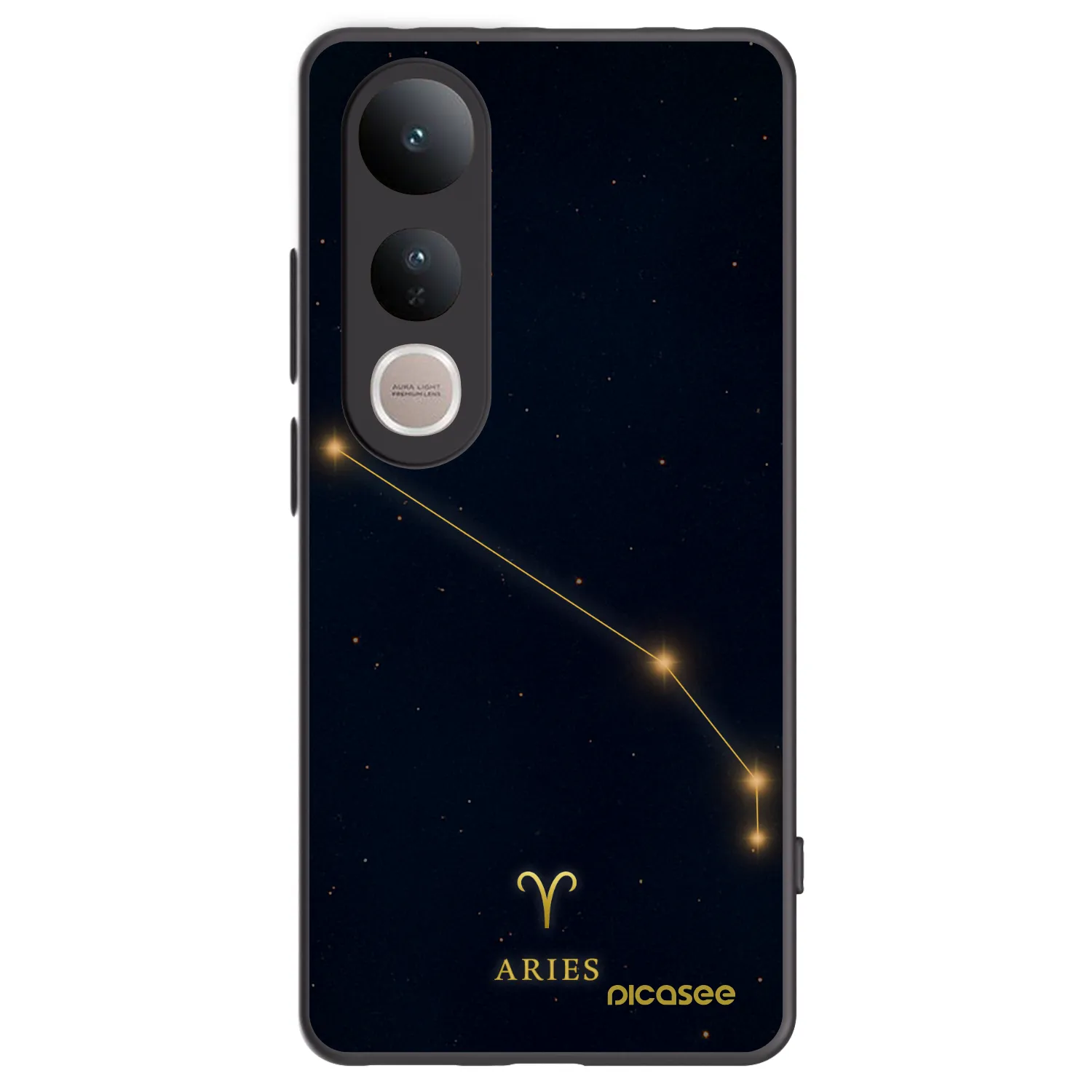 Picasee fekete szilikon tok az alábbi mobiltelefonokra Vivo V50 Lite 5G - ARIES