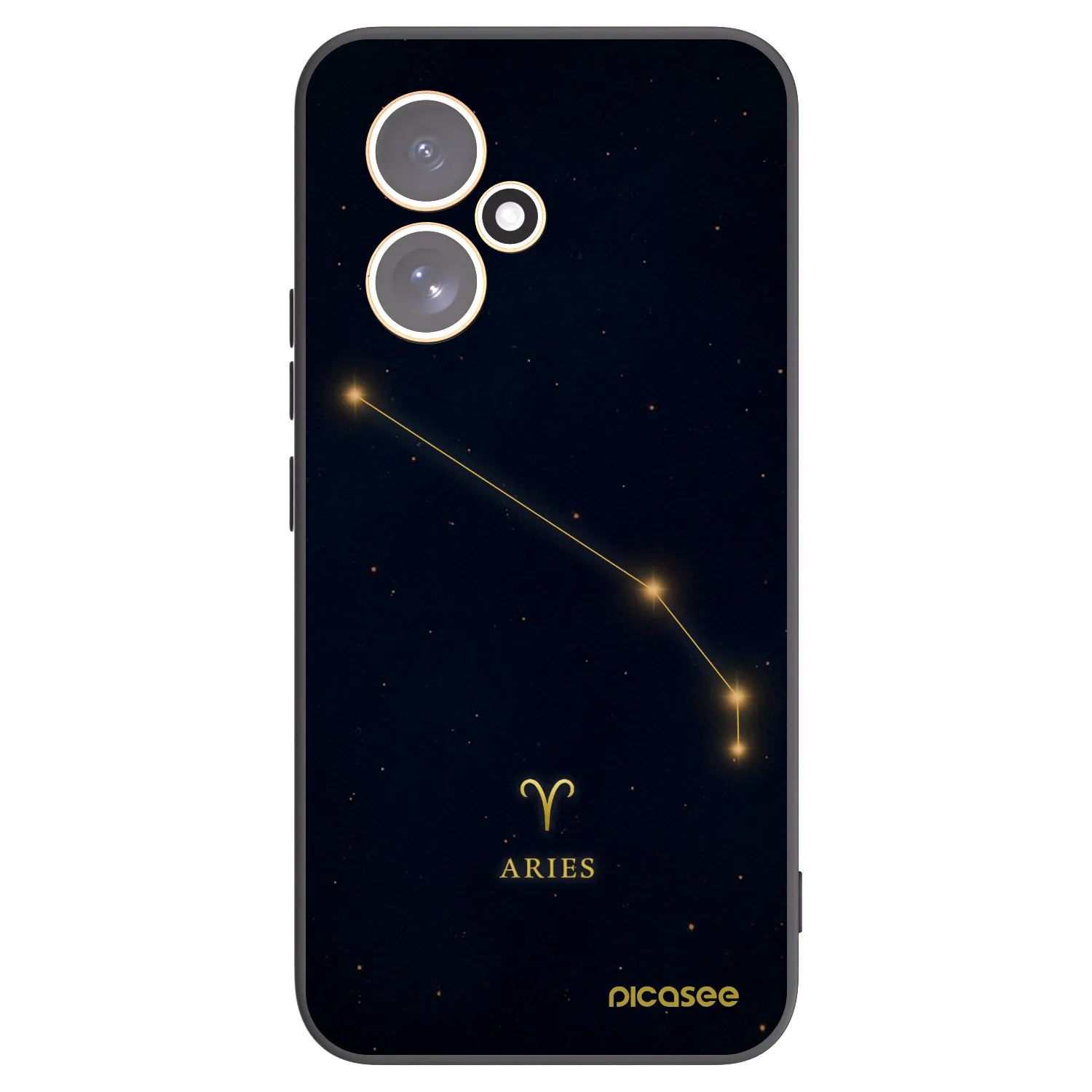 Picasee fekete szilikon tok az alábbi mobiltelefonokra Honor 400 5G - ARIES