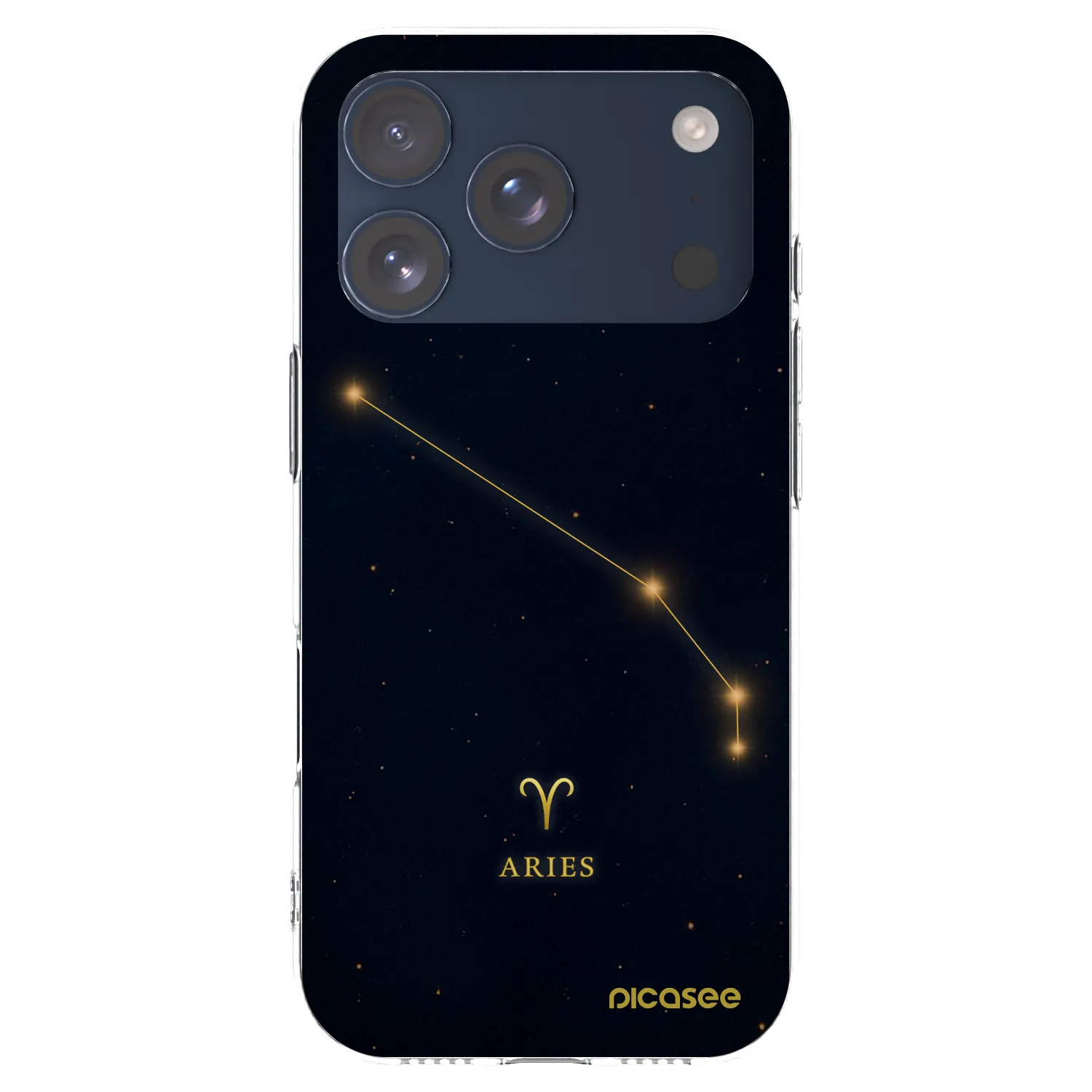 Picasee átlátszó szilikon tok az alábbi mobiltelefonokra Apple iPhone 17 Pro - ARIES