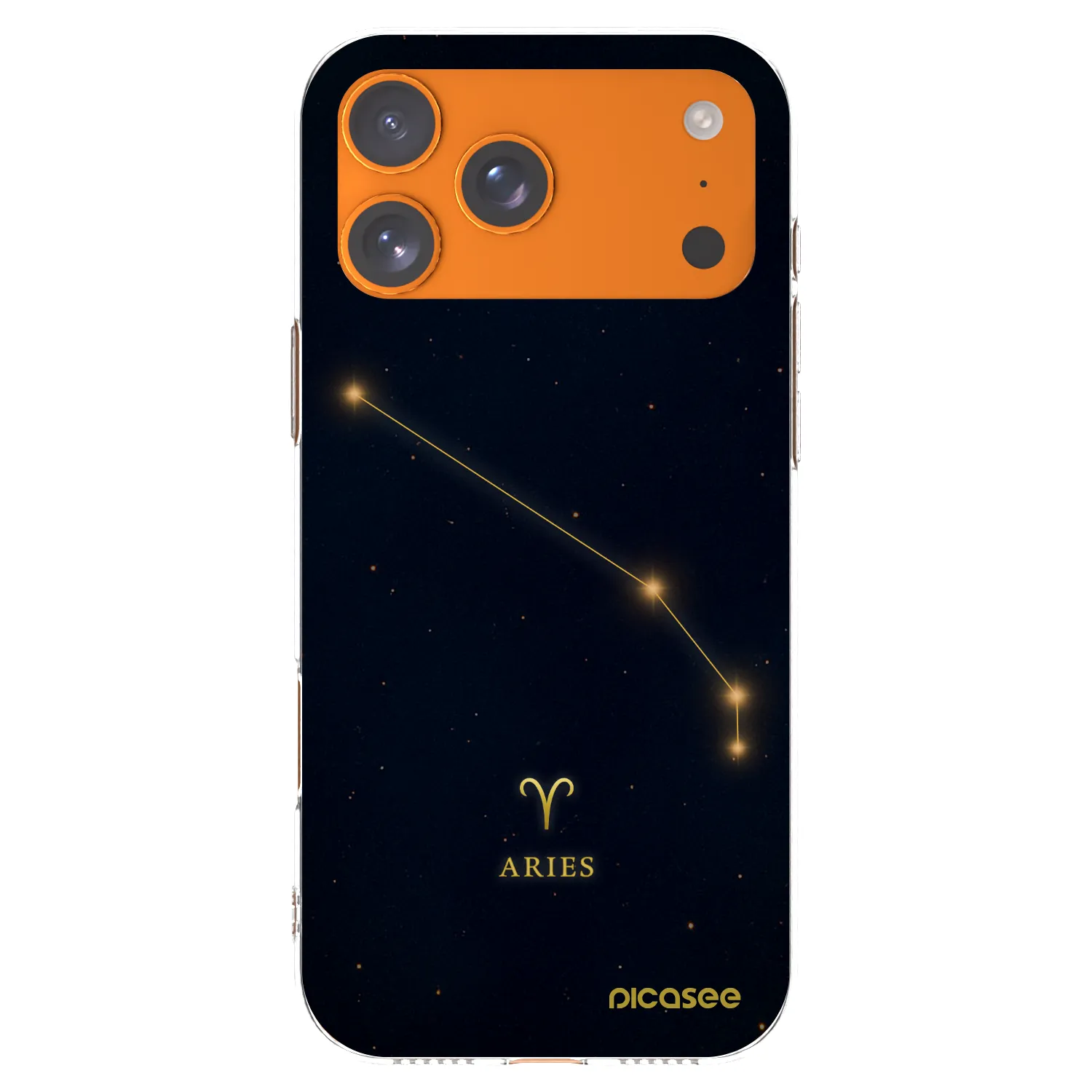 Picasee átlátszó szilikon tok az alábbi mobiltelefonokra Apple iPhone 17 Pro Max - ARIES