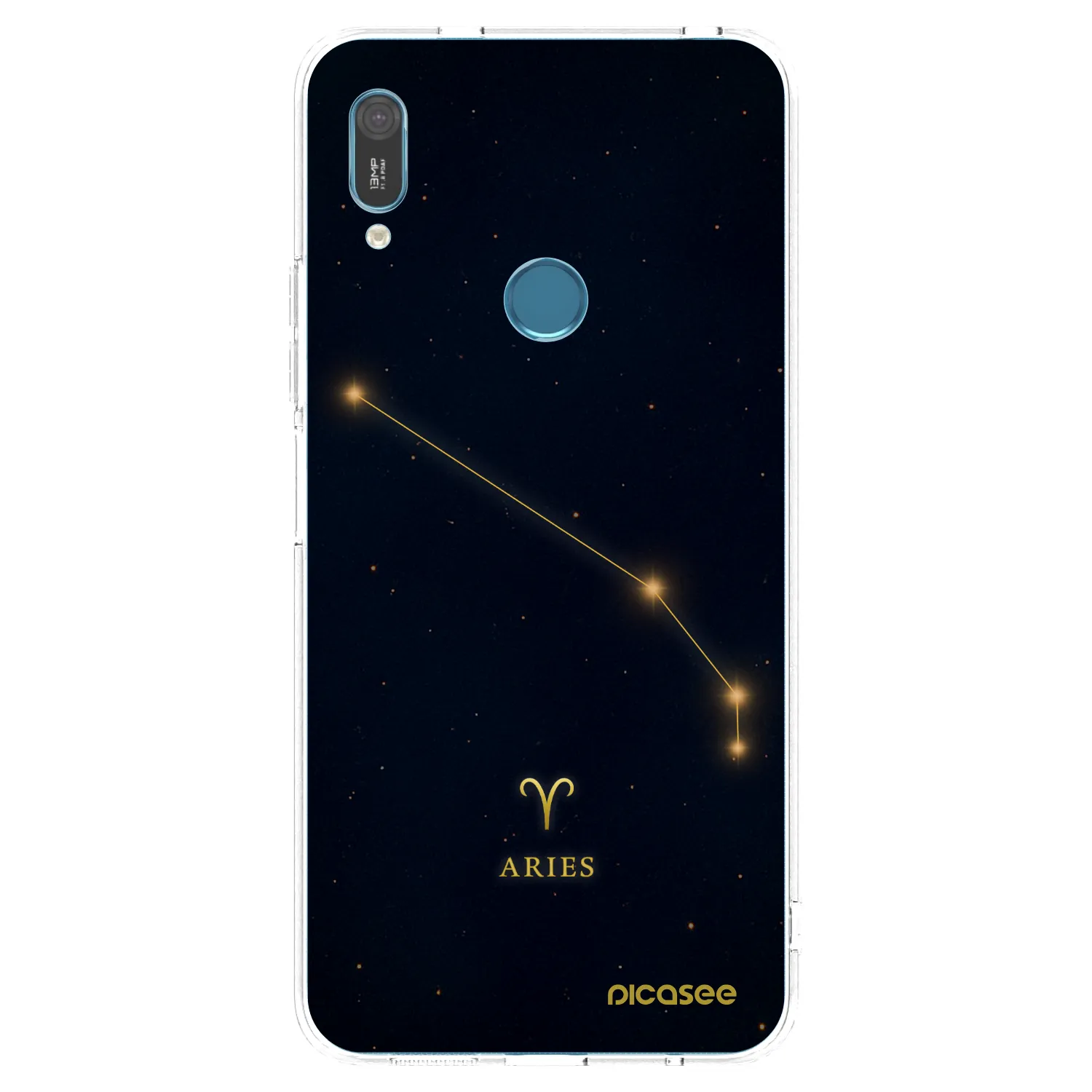Picasee átlátszó szilikon tok az alábbi mobiltelefonokra Huawei Y6 2019 - ARIES