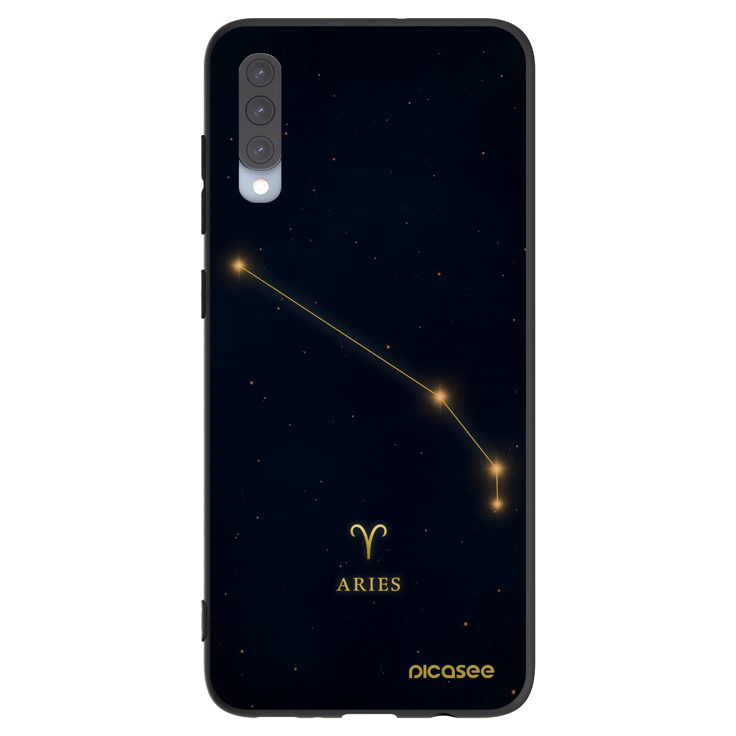 Picasee fekete szilikon tok az alábbi mobiltelefonokra Samsung Galaxy A70 A705F - ARIES