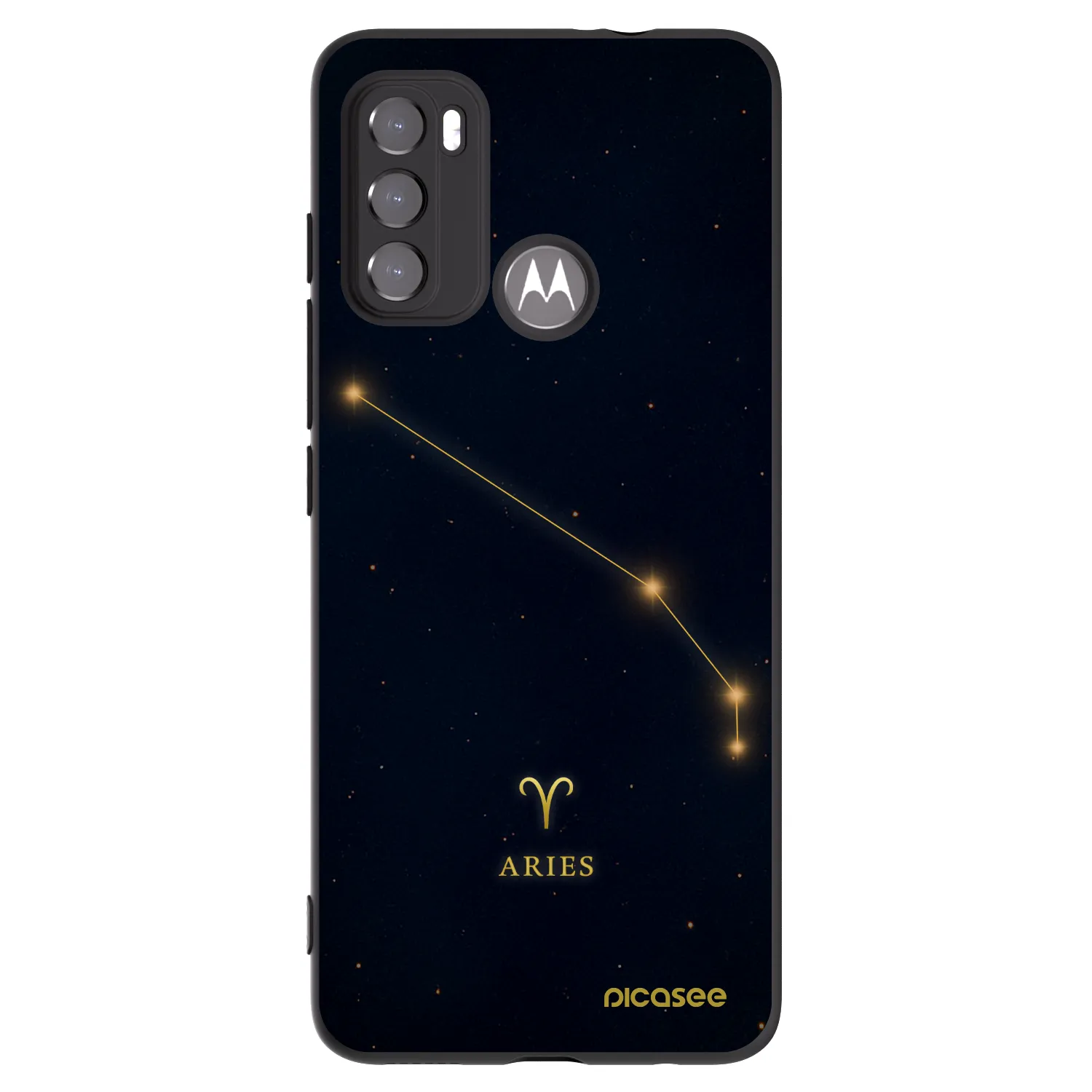 Picasee fekete szilikon tok az alábbi mobiltelefonokra Motorola Edge 60 5G - ARIES