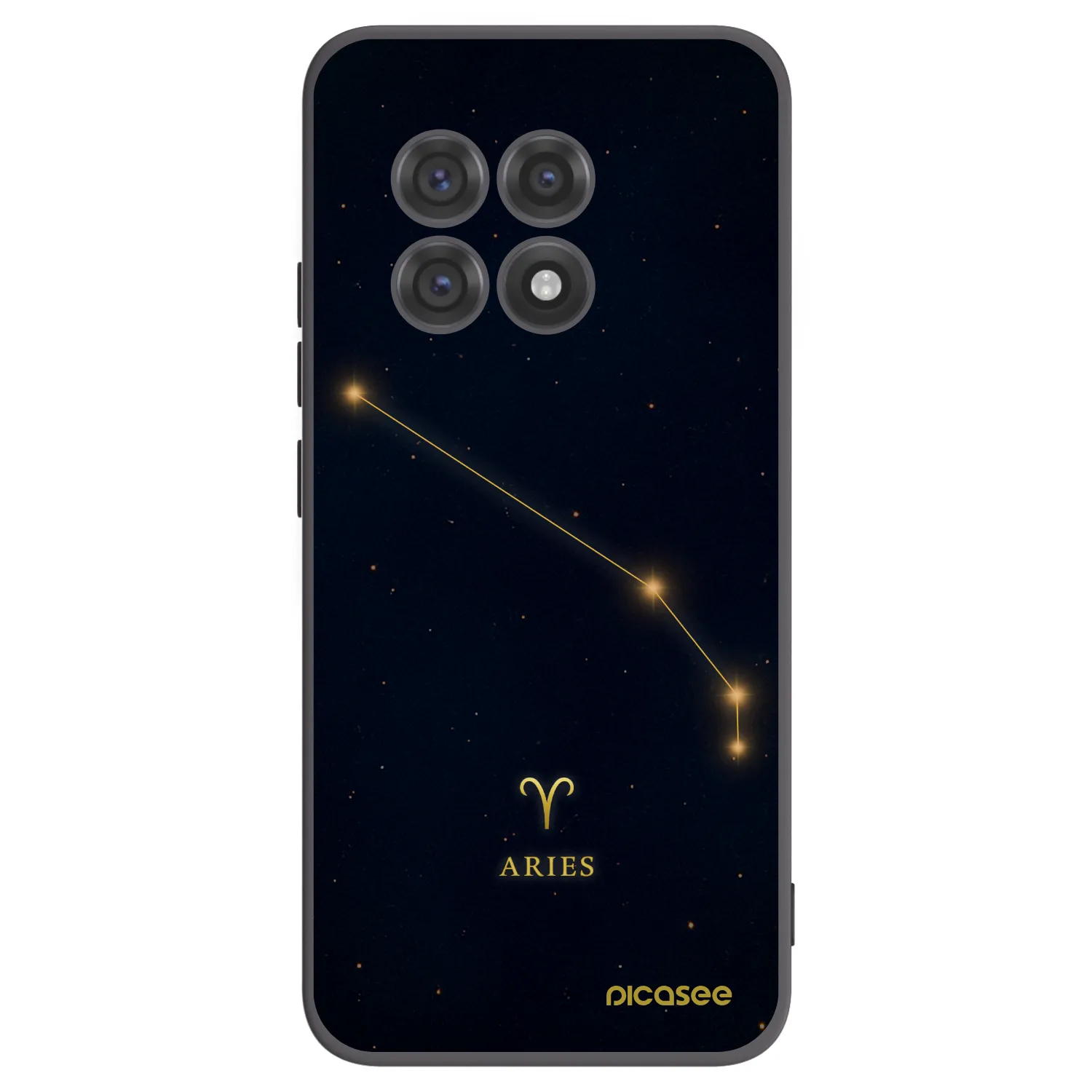 Picasee fekete szilikon tok az alábbi mobiltelefonokra OnePlus 13R 5G - ARIES