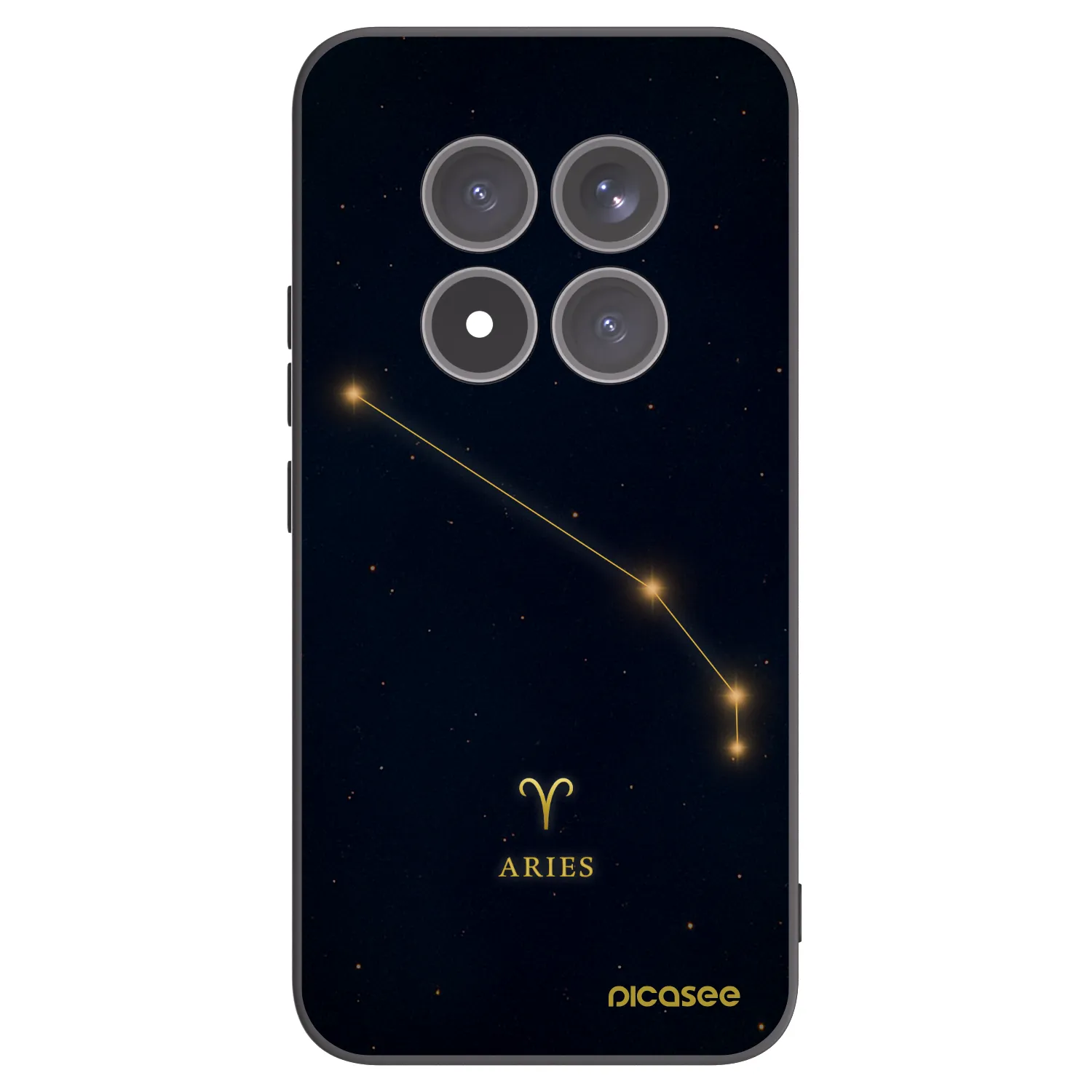 Picasee fekete szilikon tok az alábbi mobiltelefonokra Xiaomi Redmi Note 15 Pro+ - ARIES