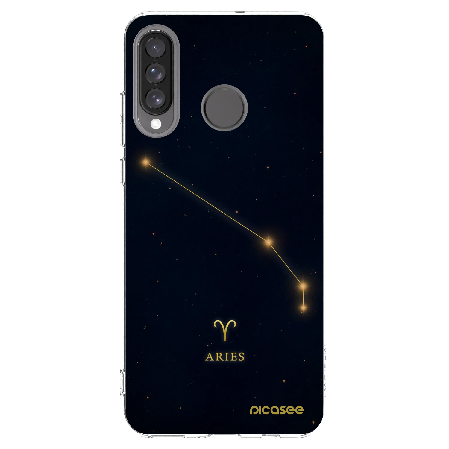 Picasee átlátszó szilikon tok az alábbi mobiltelefonokra Huawei P30 Lite - ARIES