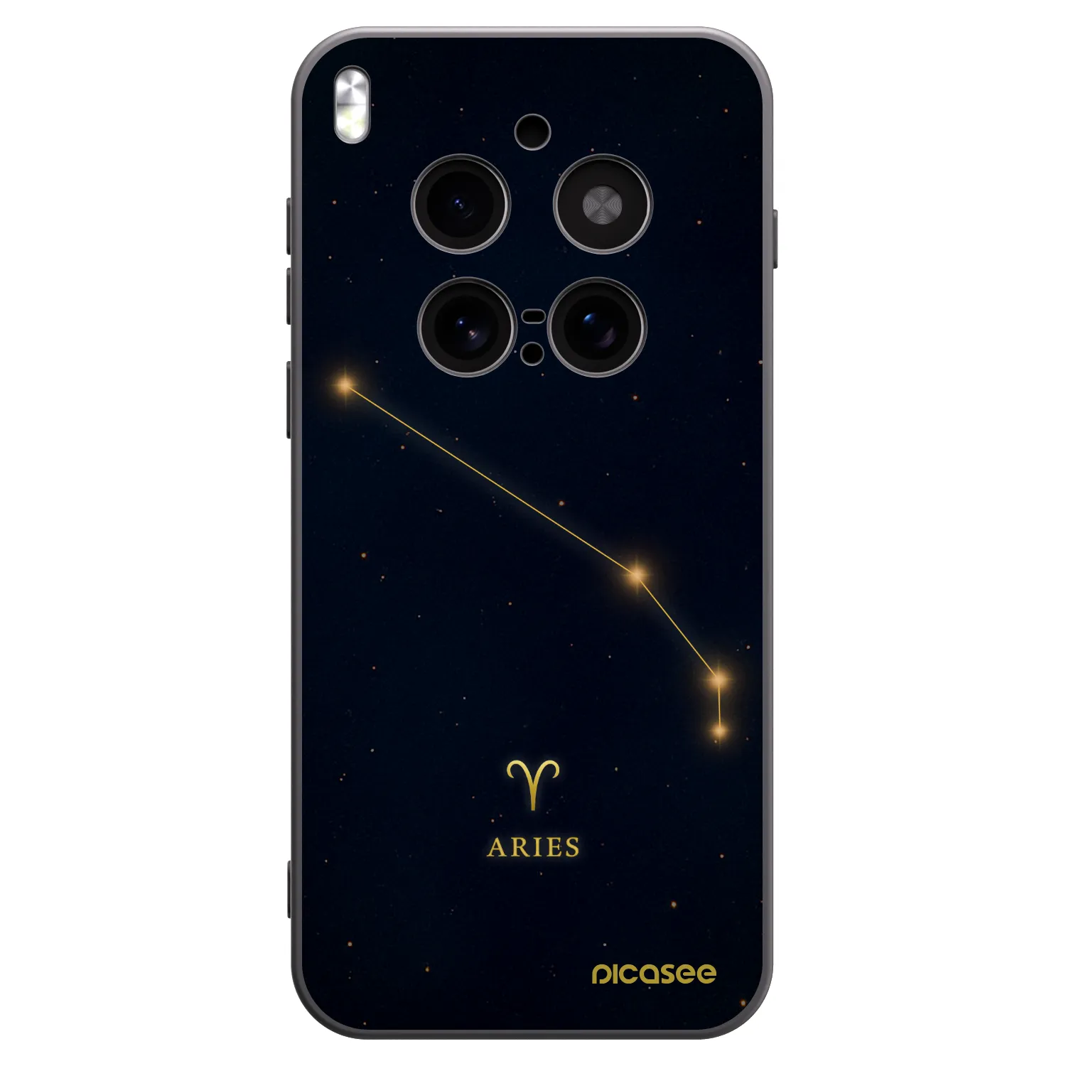 Picasee fekete szilikon tok az alábbi mobiltelefonokra Vivo X300 Pro - ARIES