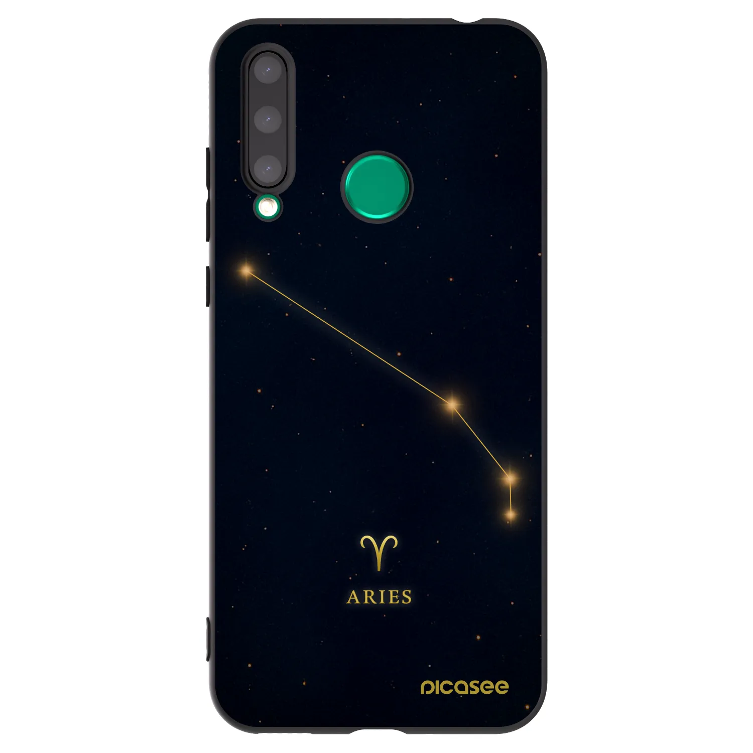 Picasee fekete szilikon tok az alábbi mobiltelefonokra Honor 20 Lite - ARIES