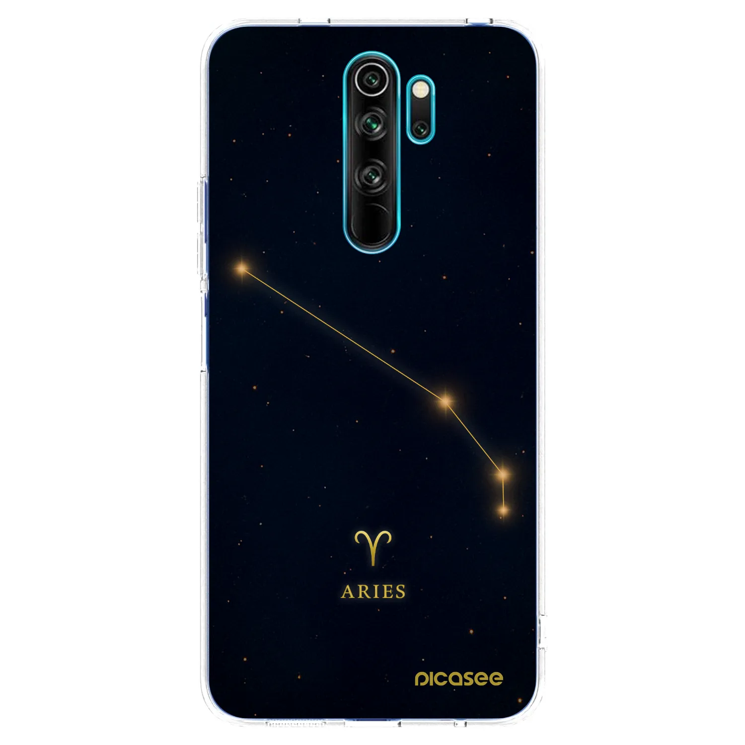 Picasee átlátszó szilikon tok az alábbi mobiltelefonokra Xiaomi Redmi Note 8 Pro - ARIES