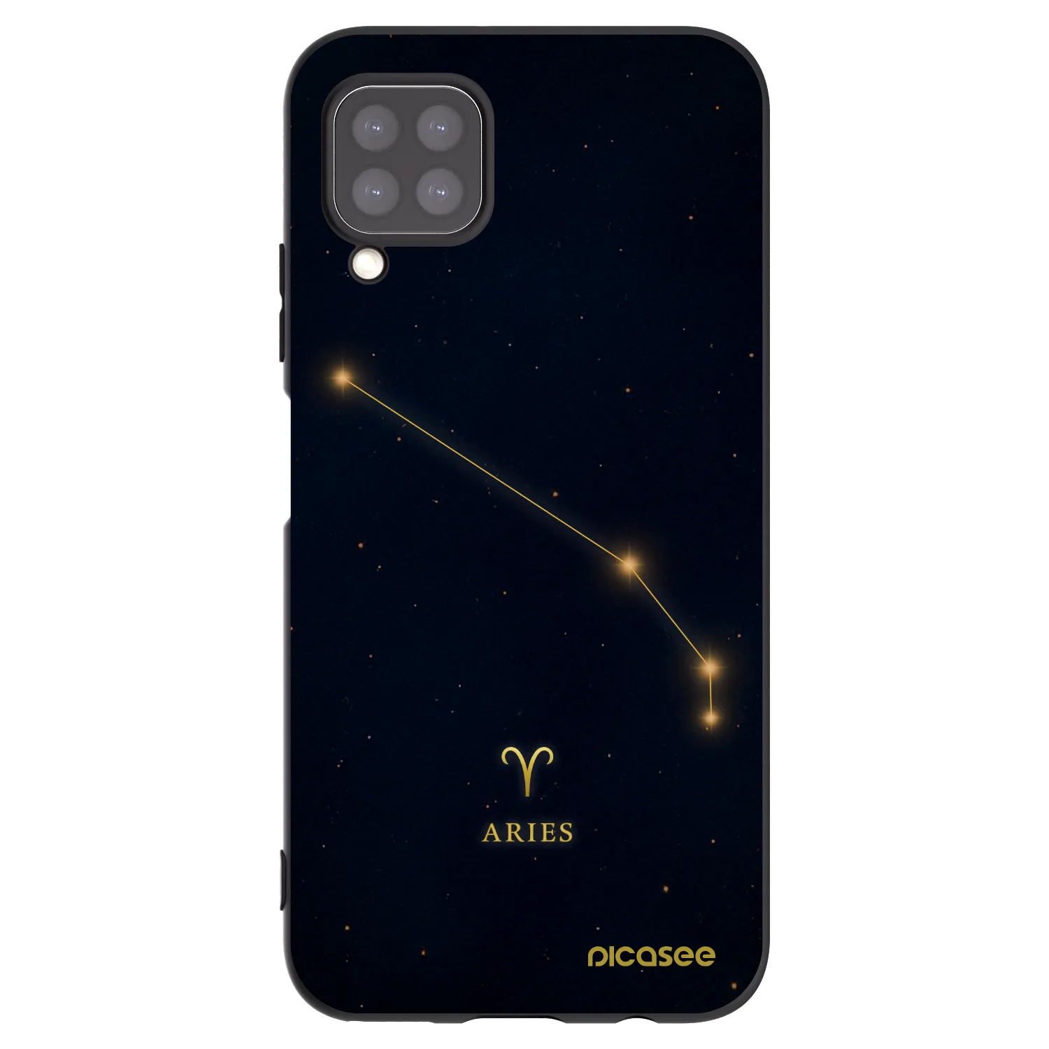 Picasee fekete szilikon tok az alábbi mobiltelefonokra Huawei P40 Lite - ARIES