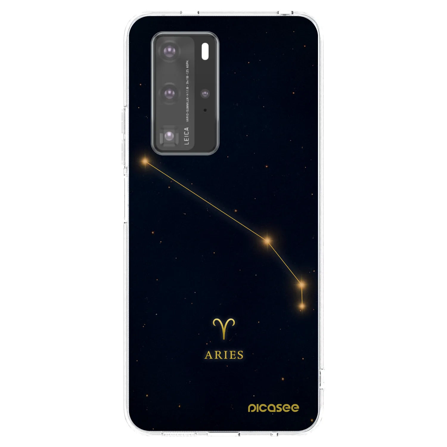 Picasee átlátszó szilikon tok az alábbi mobiltelefonokra Huawei P40 Pro - ARIES