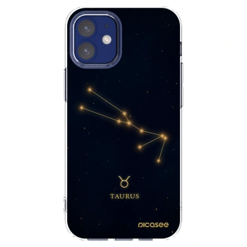 Picasee átlátszó szilikon tok az alábbi mobiltelefonokra Apple iPhone 12 mini - TAURUS