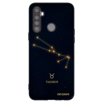 Picasee fekete szilikon tok az alábbi mobiltelefonokra Realme 6i - TAURUS