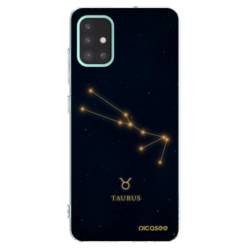 Picasee átlátszó szilikon tok az alábbi mobiltelefonokra Samsung Galaxy M31s - TAURUS