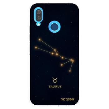 Picasee átlátszó szilikon tok az alábbi mobiltelefonokra Huawei P20 Lite - TAURUS
