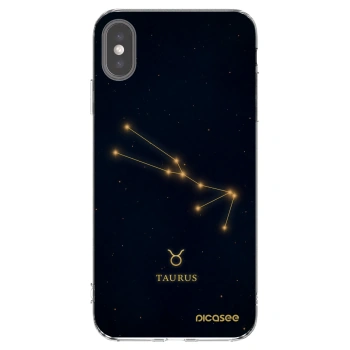 Picasee átlátszó szilikon tok az alábbi mobiltelefonokra Apple iPhone XS Max - TAURUS