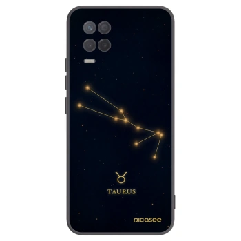 Picasee fekete szilikon tok az alábbi mobiltelefonokra Realme 8 5G - TAURUS