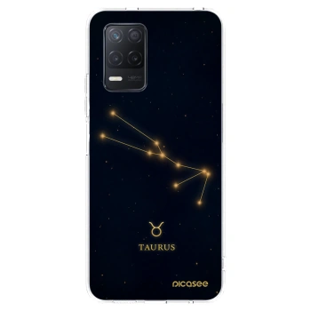 Picasee átlátszó szilikon tok az alábbi mobiltelefonokra Realme 8 5G - TAURUS