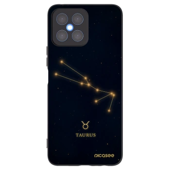 Picasee fekete szilikon tok az alábbi mobiltelefonokra Honor X8 4G - TAURUS