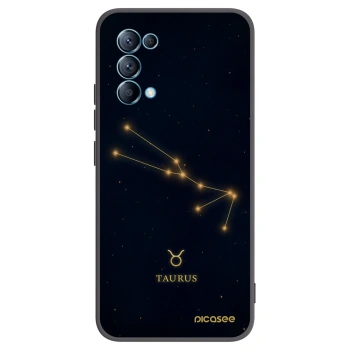 Picasee fekete szilikon tok az alábbi mobiltelefonokra OPPO Reno 5 5G - TAURUS