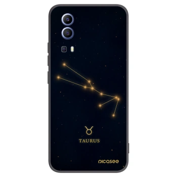 Picasee fekete szilikon tok az alábbi mobiltelefonokra Vivo Y52 5G - TAURUS