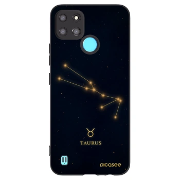 Picasee fekete szilikon tok az alábbi mobiltelefonokra Realme C21Y - TAURUS