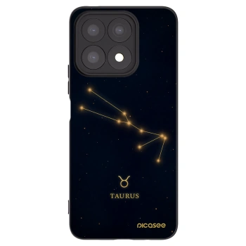 Picasee fekete szilikon tok az alábbi mobiltelefonokra Honor X8a - TAURUS