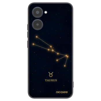 Picasee fekete szilikon tok az alábbi mobiltelefonokra Realme 10 4G - TAURUS