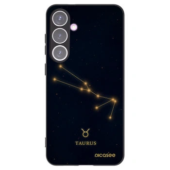 Picasee fekete szilikon tok az alábbi mobiltelefonokra Samsung Galaxy S24+ S926B 5G - TAURUS