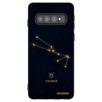 Picasee fekete szilikon tok az alábbi mobiltelefonokra Samsung Galaxy S10 G973 - TAURUS