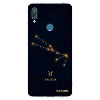 Picasee átlátszó szilikon tok az alábbi mobiltelefonokra Huawei Y7 2019 - TAURUS