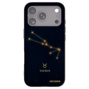 Picasee fekete szilikon tok az alábbi mobiltelefonokra Apple iPhone 17 Pro - TAURUS